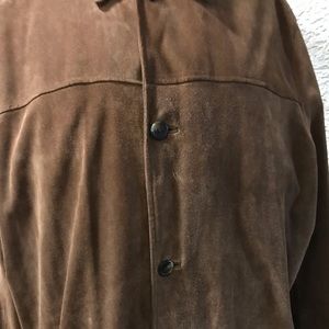 Men’s  Brooks Brothers Suede Jacket In Natural